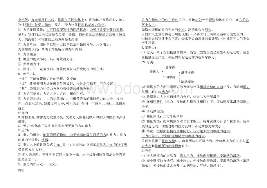 苏科版八年级物理下册知识点梳理.doc_第3页