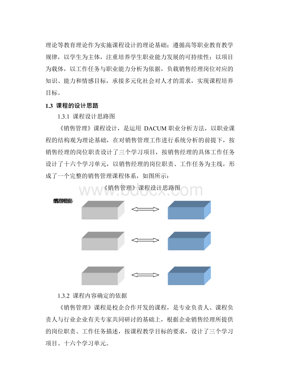 《销售管理》课程标准规范文档格式.docx_第2页