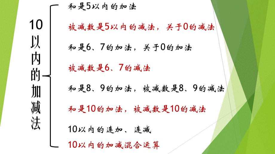 青岛版一年级上册数学第三单元复习PPT课件下载推荐.ppt_第2页