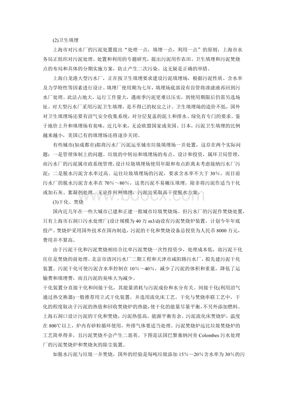 城市污水处理厂的污泥处理和处置Word文档下载推荐.doc_第3页