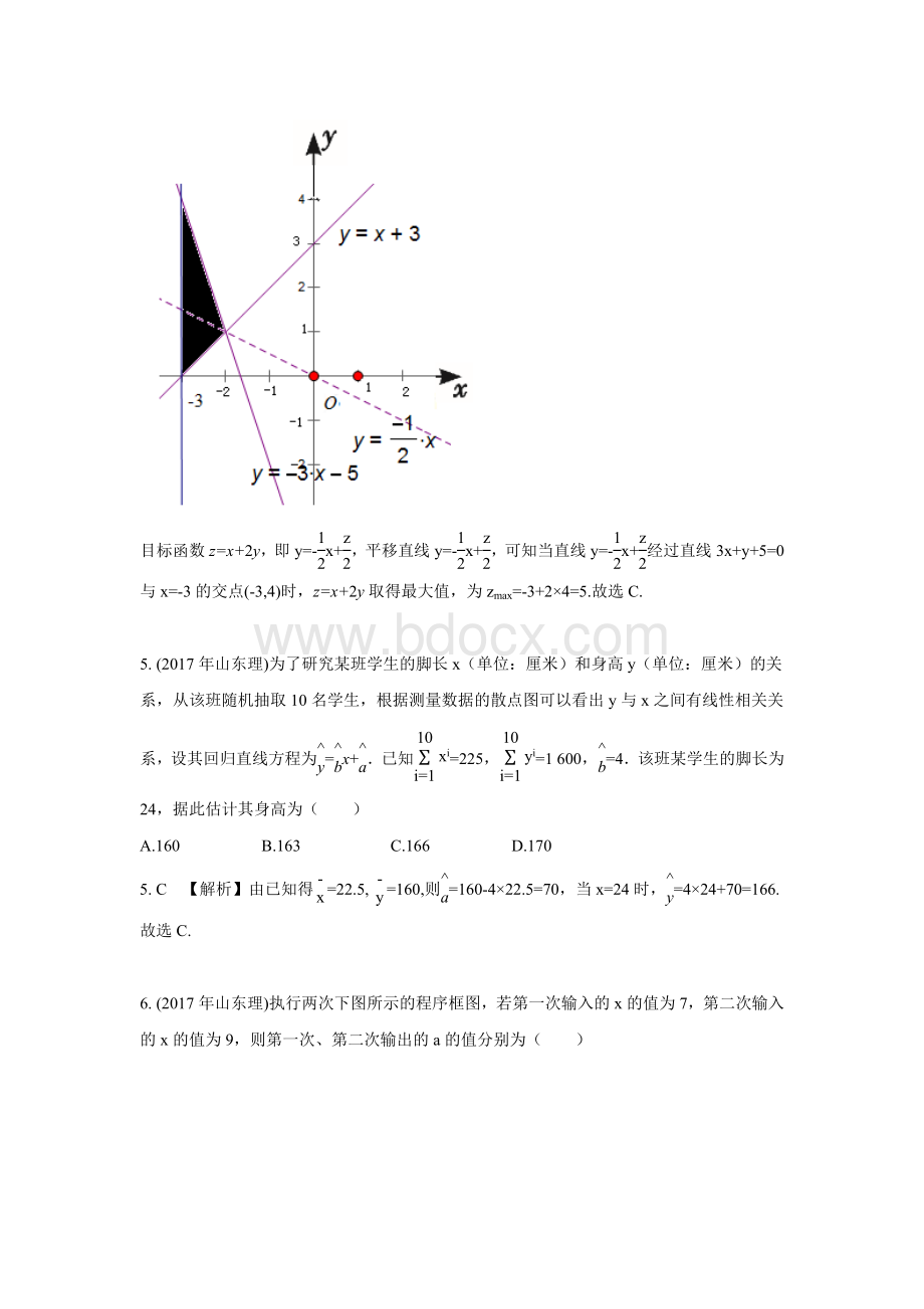 高考数学山东理试题及解析.doc_第2页