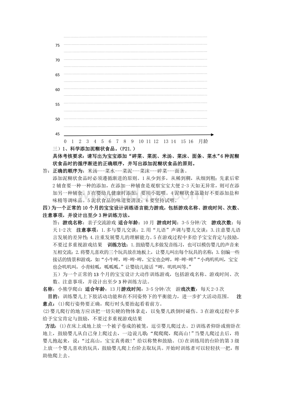 育婴师操作题考前复习Word文档格式.doc_第2页