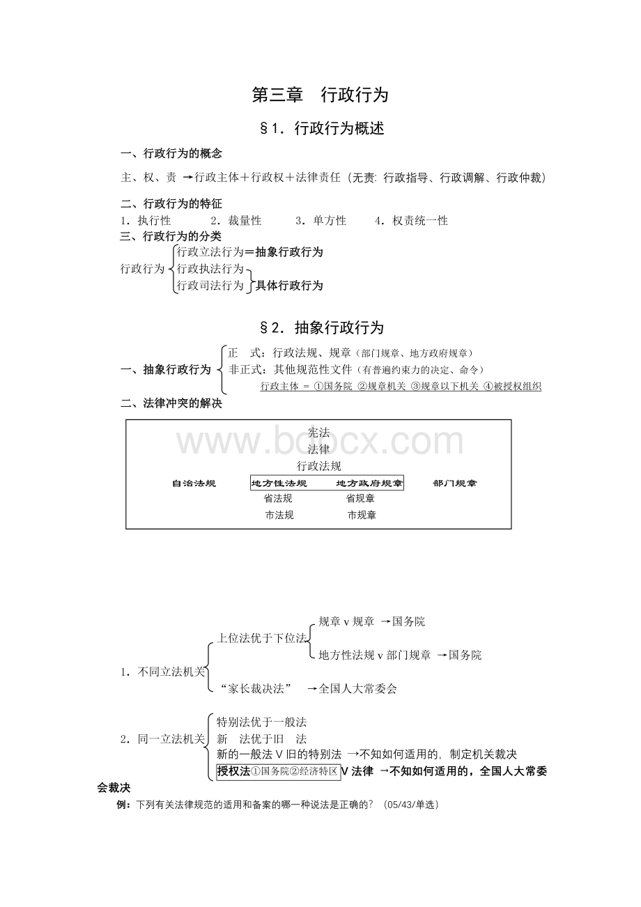 行政法与行政诉讼法知识点框架与详细展开2_精品文档Word文档格式.doc