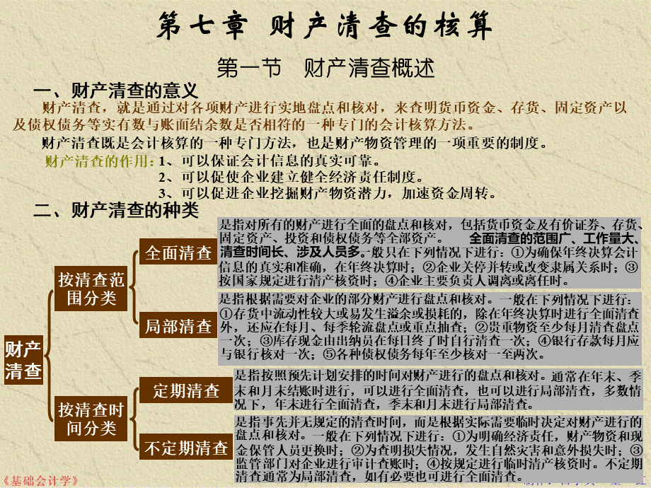 基础会计讲义财产清茶PPT文档格式.ppt_第1页