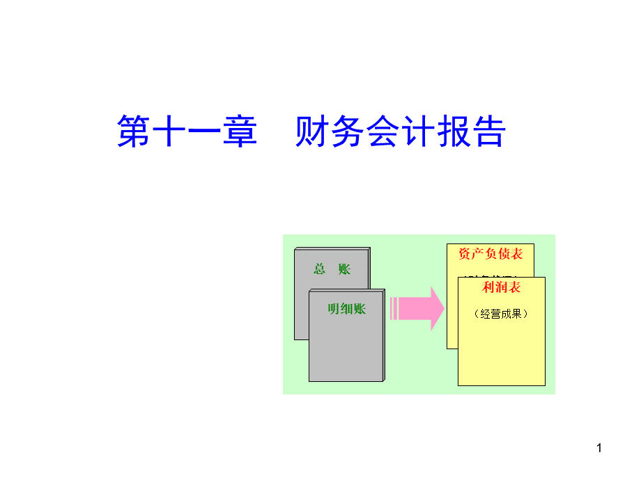 会计第十一章财务会计报告.ppt_第1页