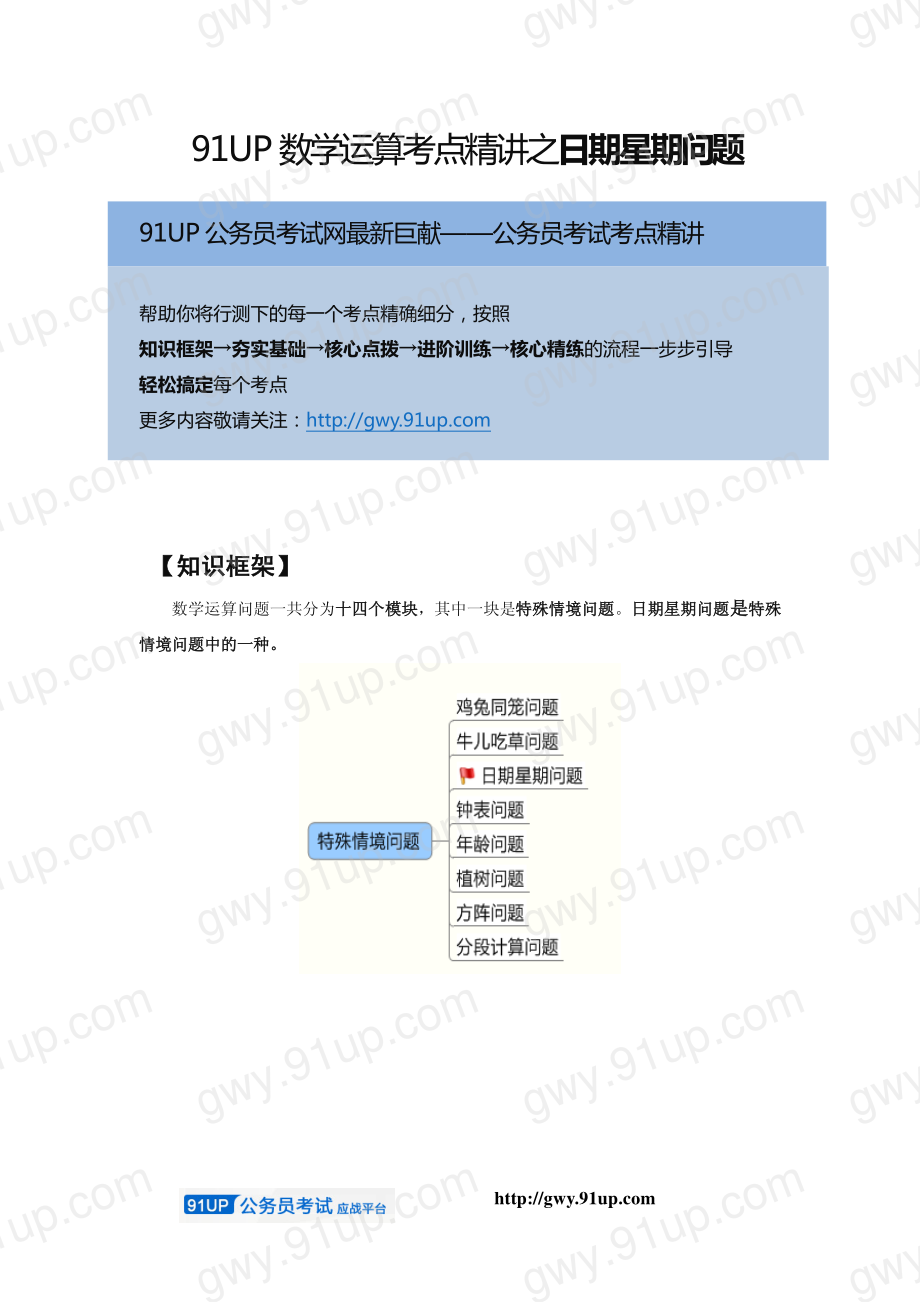 数学运算日期星期问题_精品文档资料下载.pdf