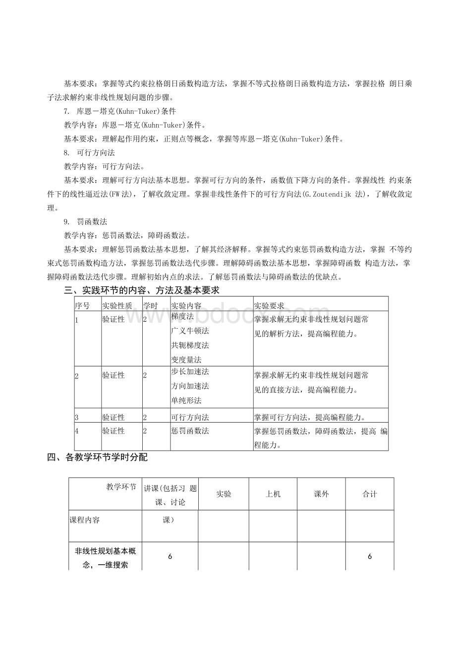 81010218《最优化算法》教学大纲.docx_第2页