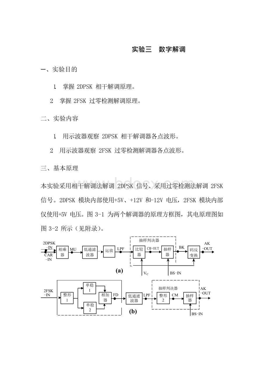 实验通信原理实验Word文档下载推荐.docx_第1页