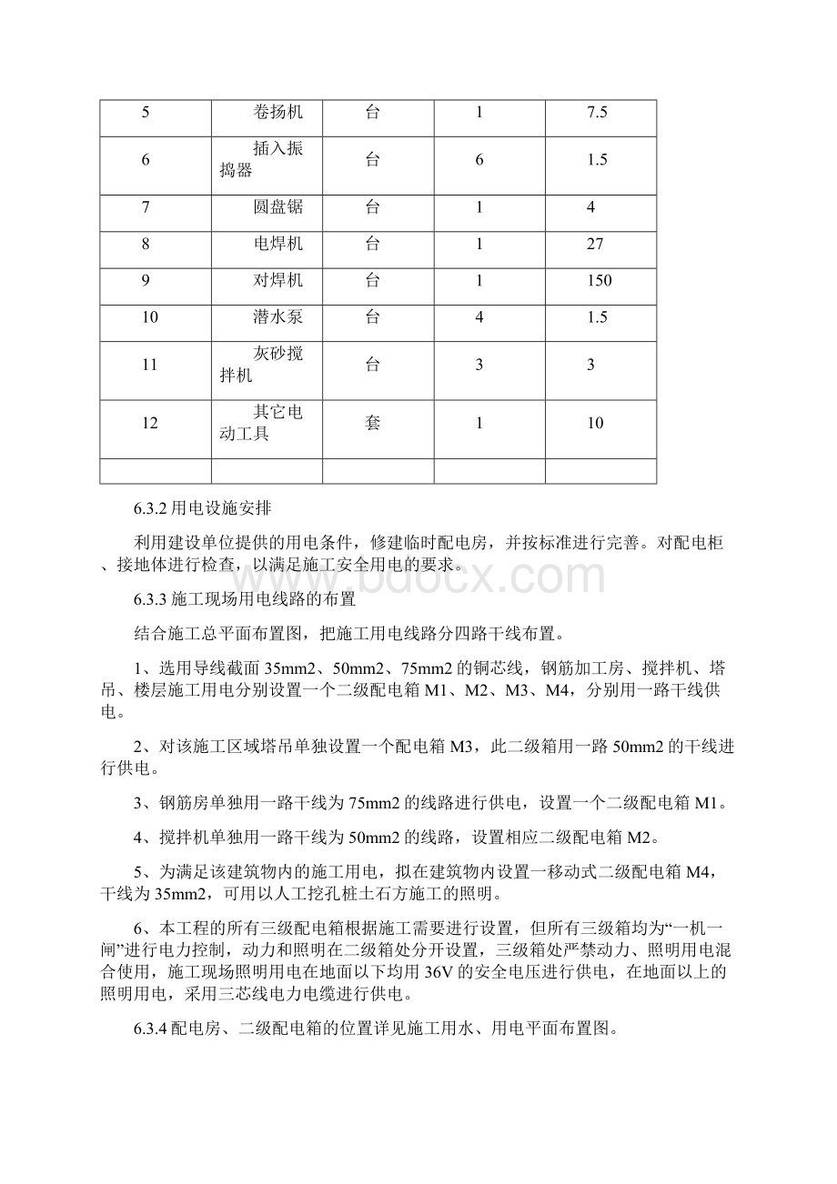 XXX市某医院综合住院大楼施工组织设计方案Word文档下载推荐.docx_第3页