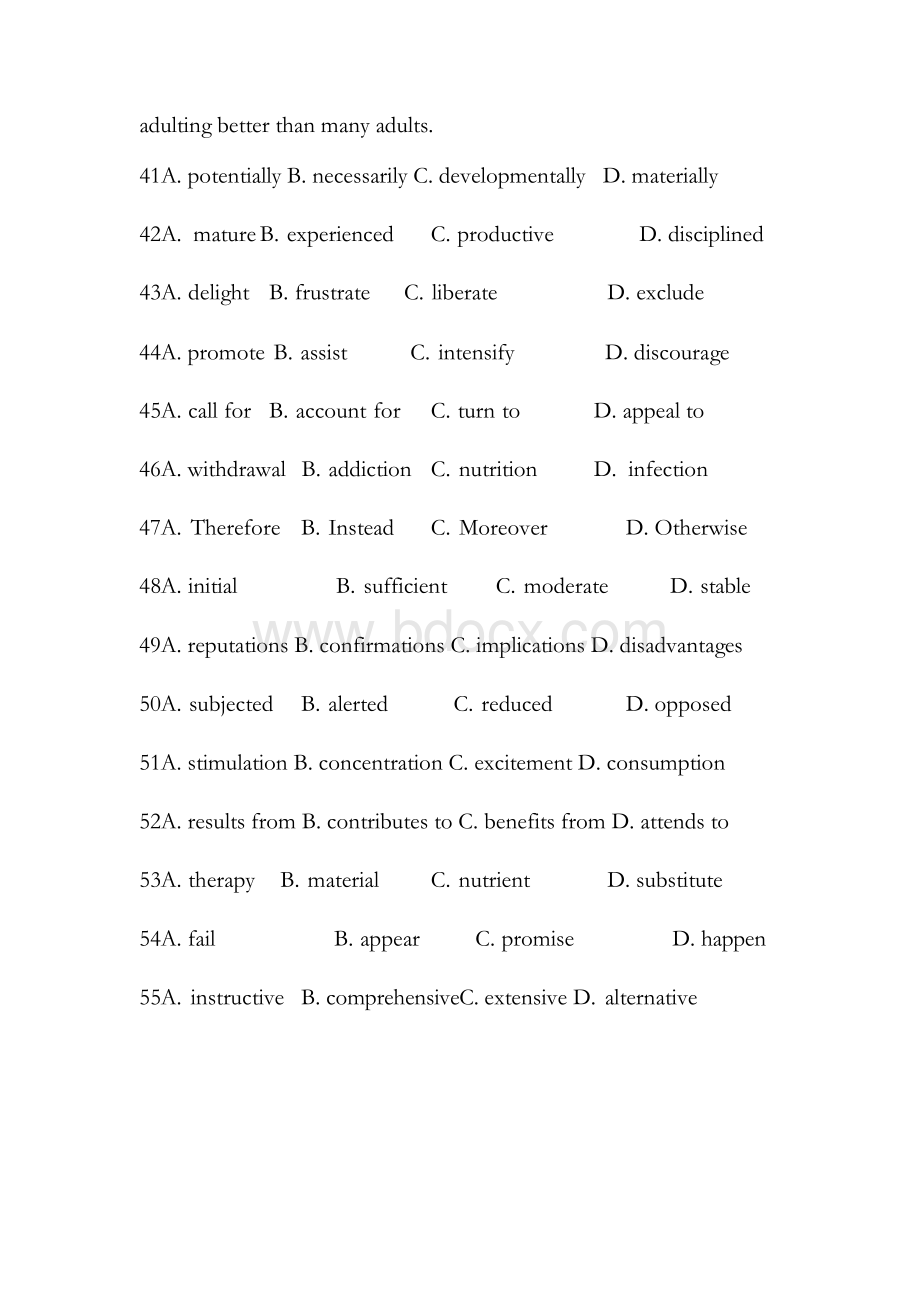 上海高三英语2019各区一模完形填空汇编含答案Word下载.docx_第3页