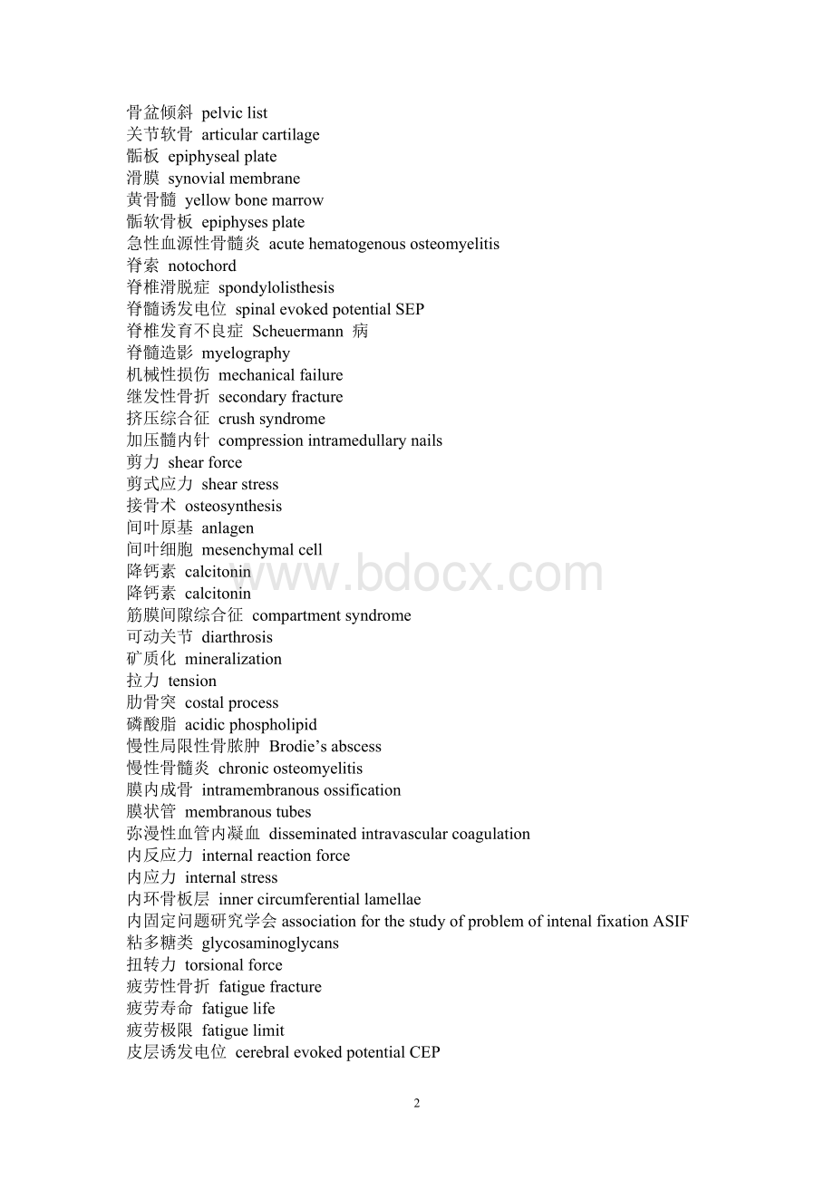 骨科词汇完整版.doc_第2页