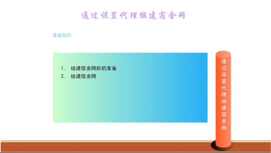 计算机网络工程教学资料-项目五 宿舍网的组建与应用xPPT文件格式下载.pptx_第3页