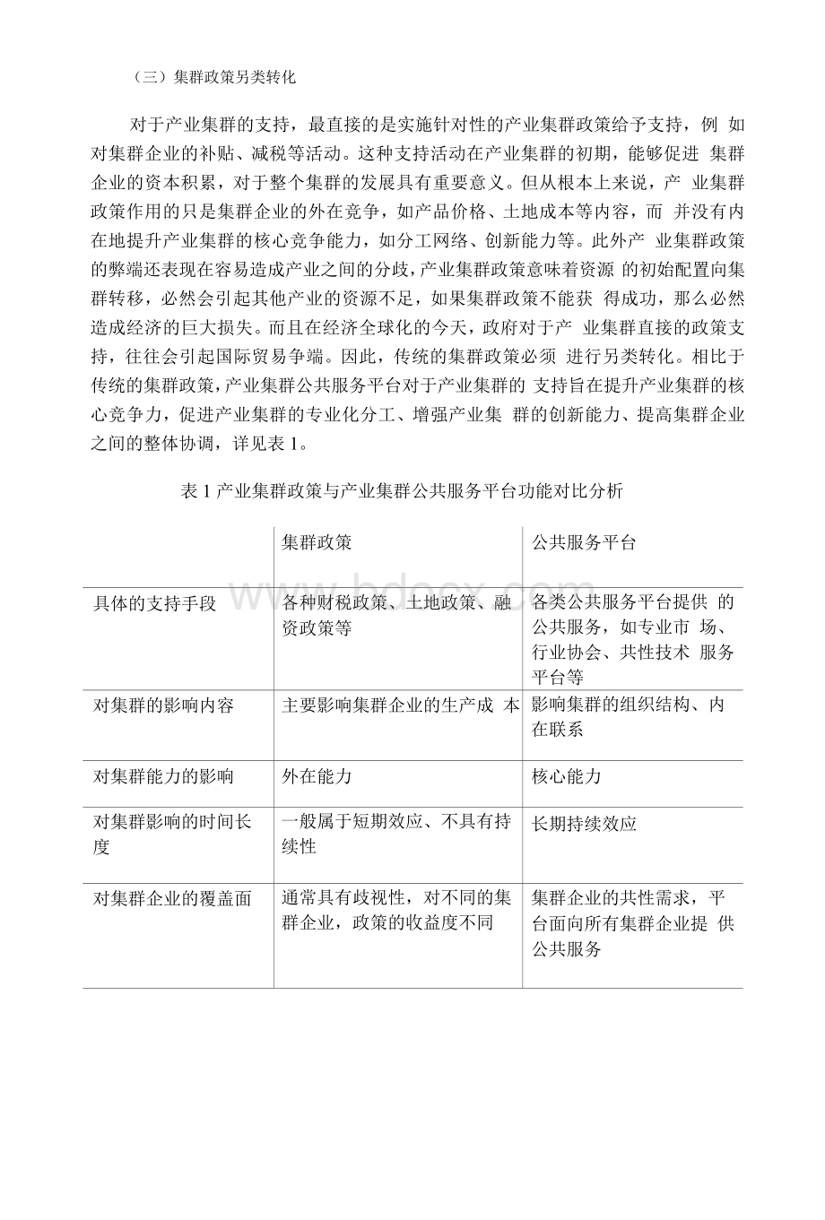 产业集群公共服务平台的特征性质及类型.docx_第3页