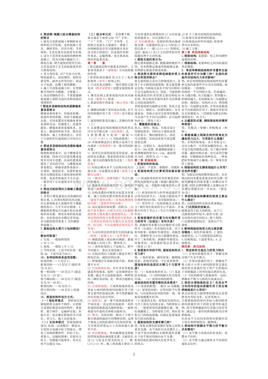 建筑结构选型整理Word格式文档下载.doc