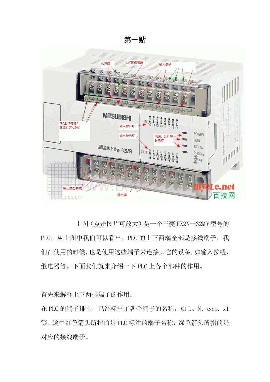 PLC入门实战教程百技Word文档格式.docx