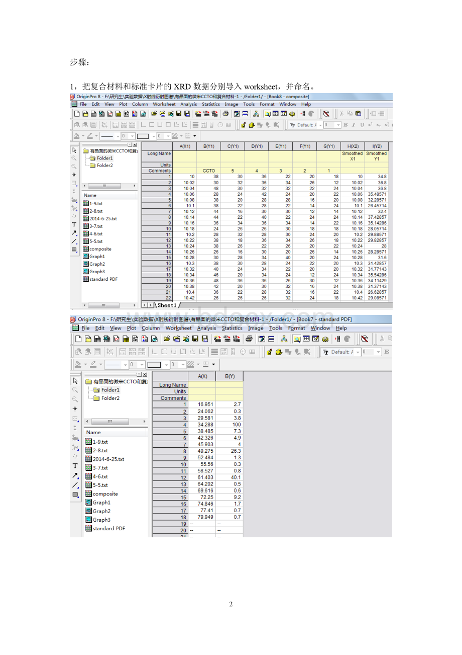 Origin做XRD图方法与技巧.pdf_第2页