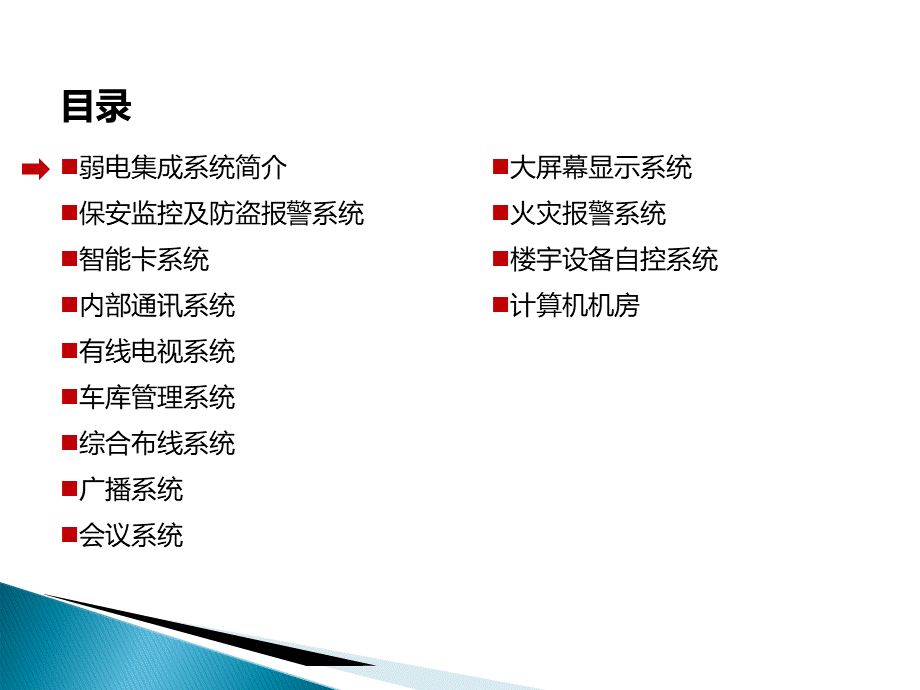 弱电系统学习资料1优质PPT.ppt