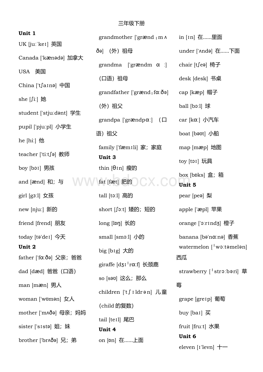 新人教版PEP英语单词表(三年级至六年级全8册)文档格式.docx_第2页