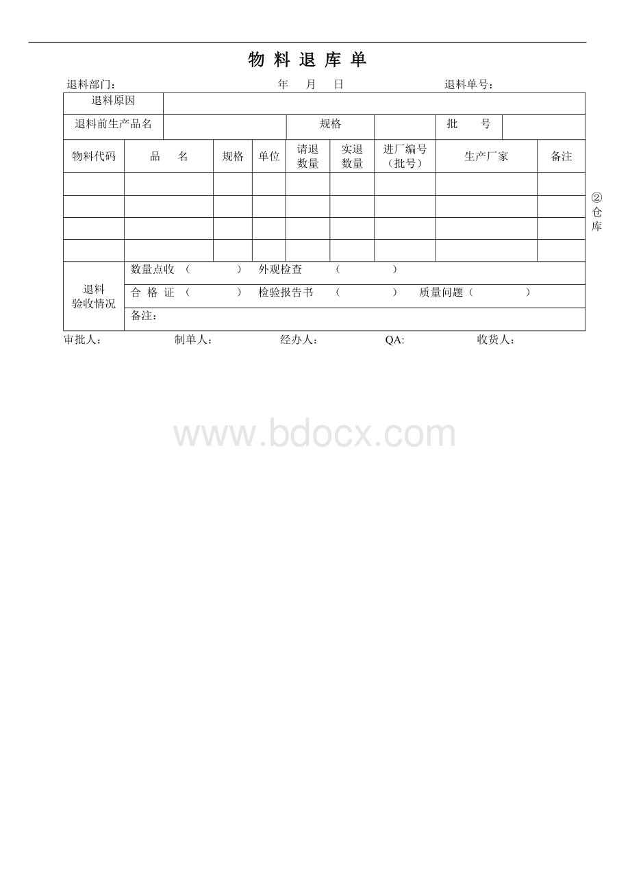 物料退库单.doc_第2页