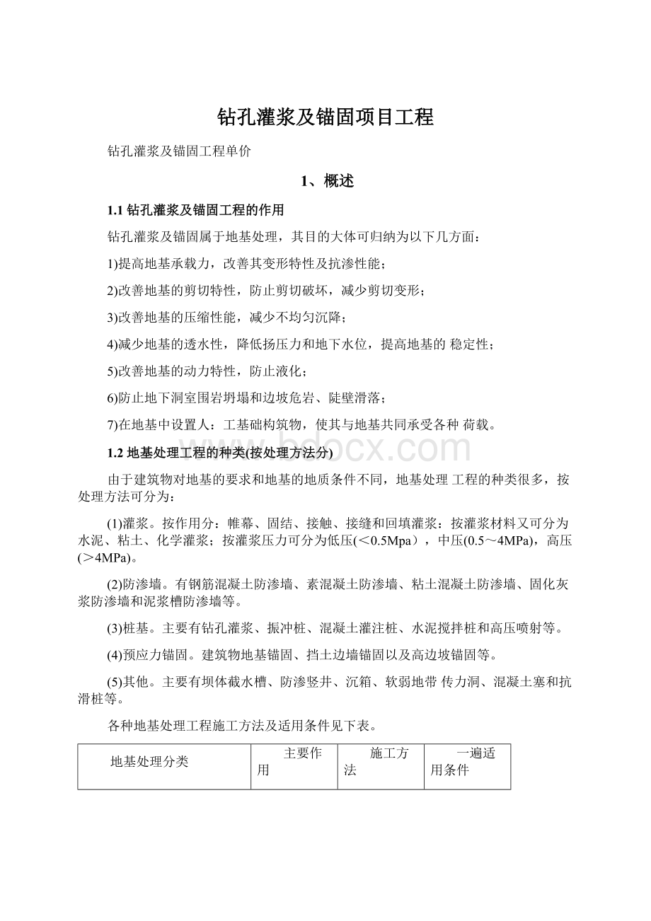 钻孔灌浆及锚固项目工程Word文档下载推荐.docx