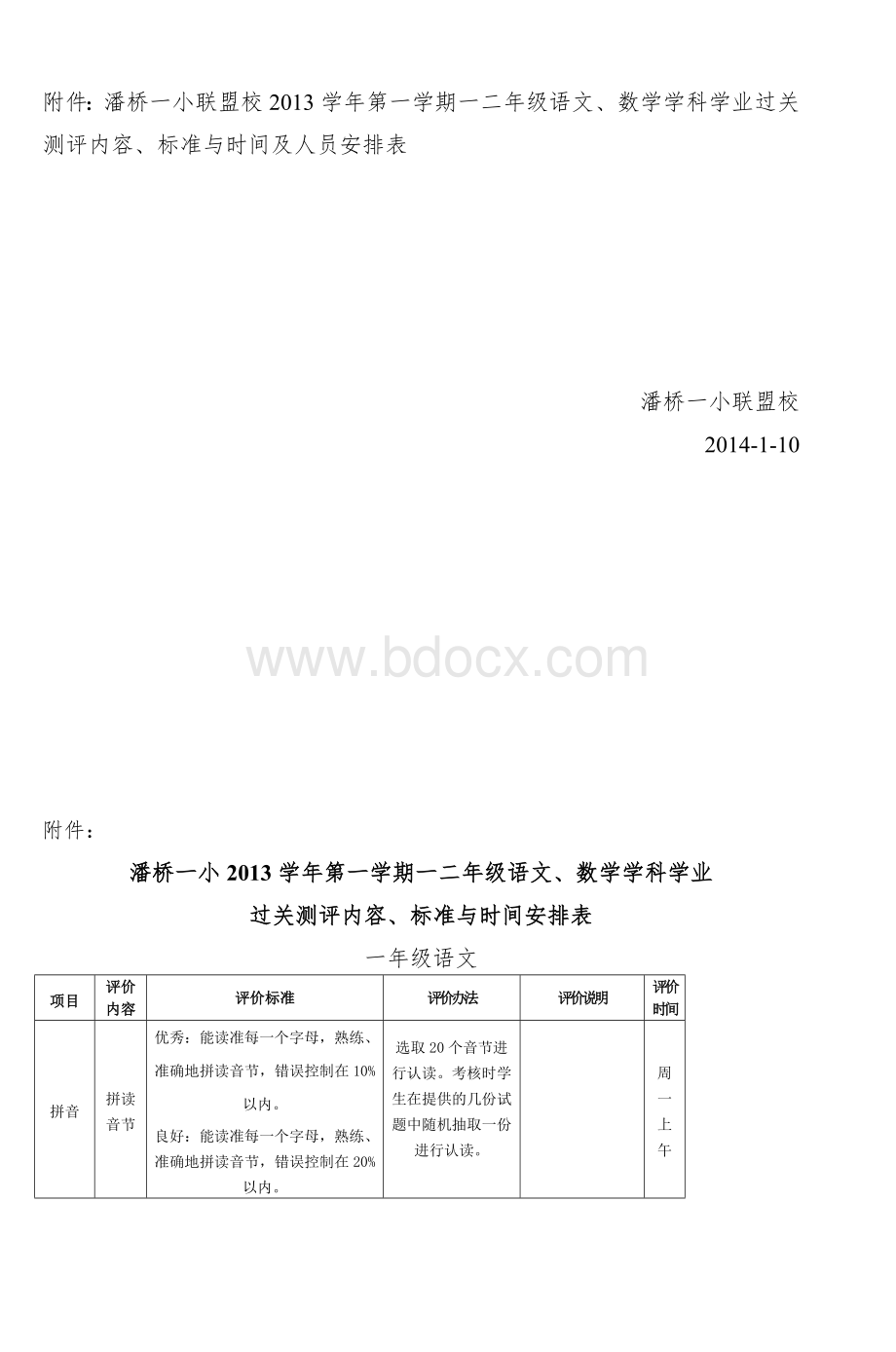 学期小学一二级学业质量语文数学考核_精品文档.doc_第2页