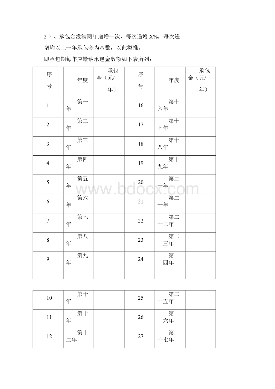 三产用地承包合同Word文档格式.docx_第2页