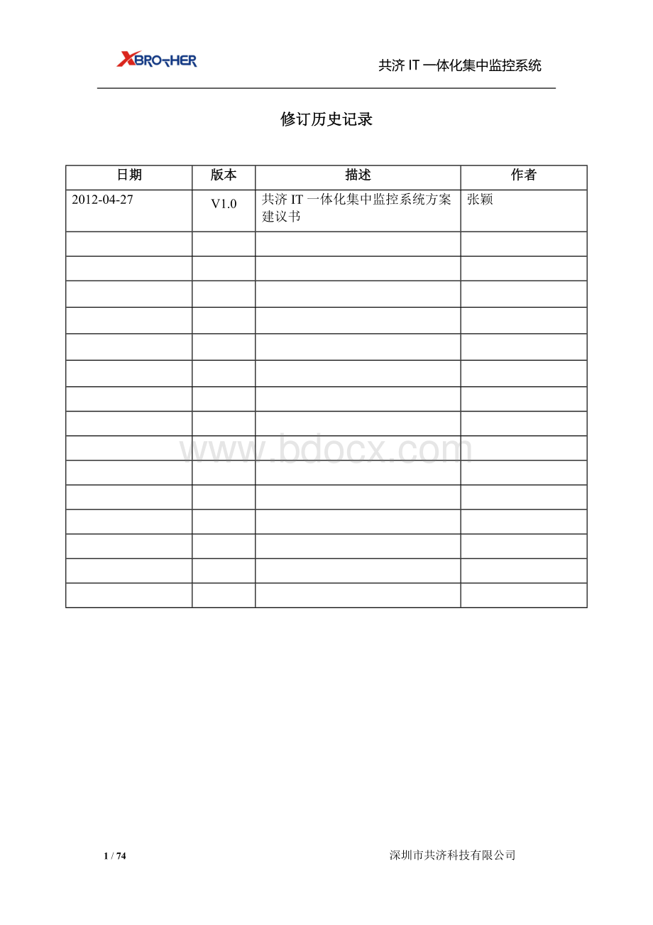 共济IT一体化集中监控系统方案建议书.doc_第2页