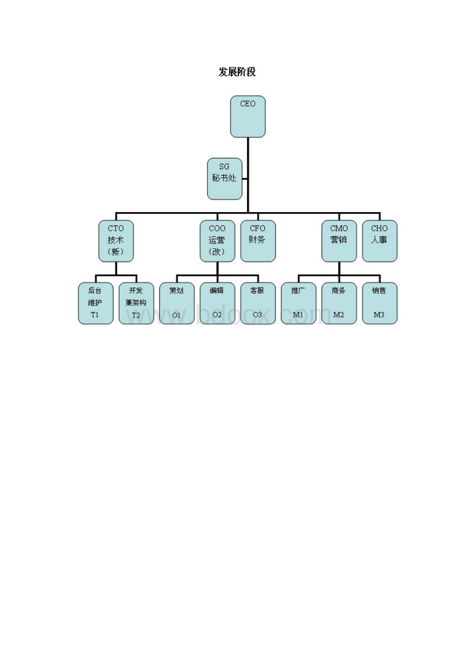 互联网企业不同阶段的结构组织图Word格式.doc_第3页