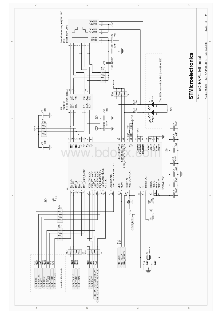 STMF以太网TCPIP电路图.pdf_第1页