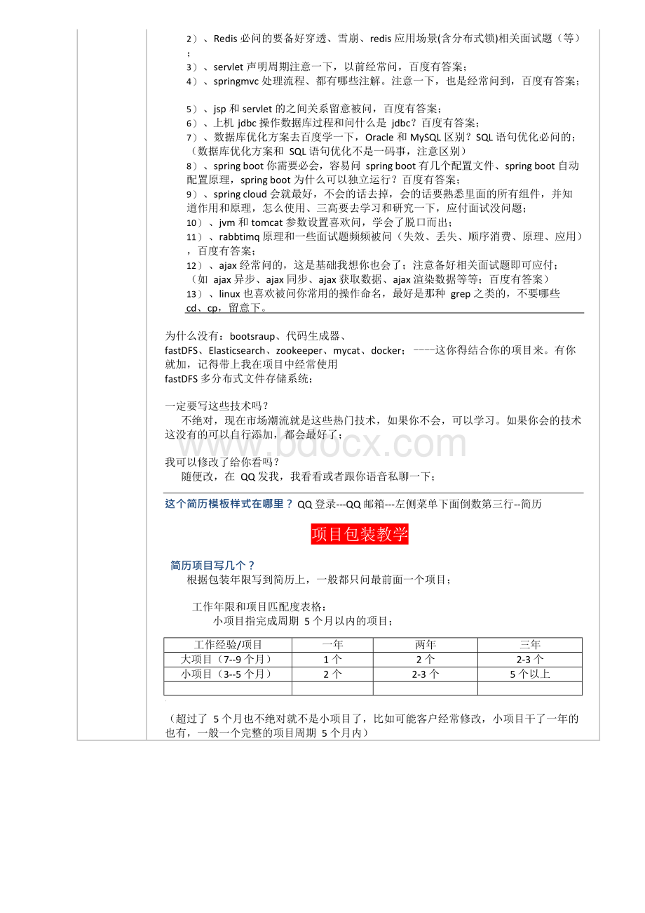 Java软件开发工程师简历模板包装教学问题完整版Word格式文档下载.docx_第3页