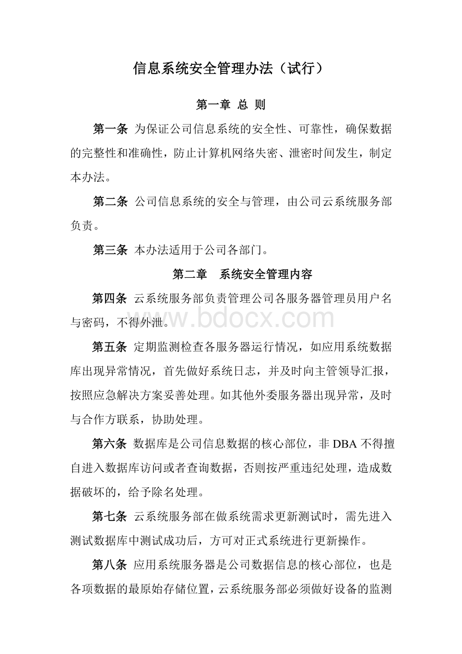 信息系统安全管理办法试行Word文件下载.doc_第1页