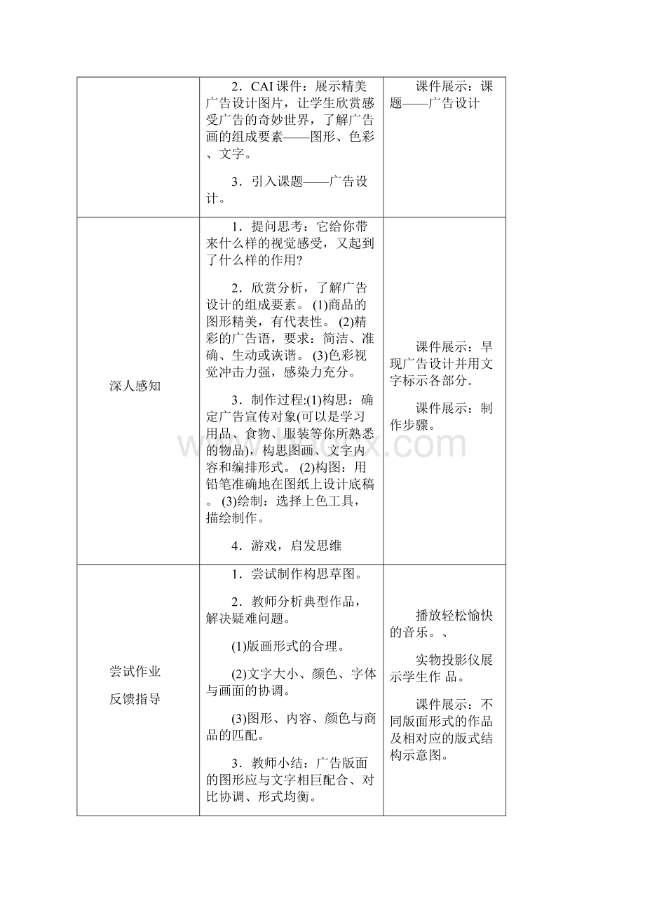 小学美术教案六年级下册.docx_第3页