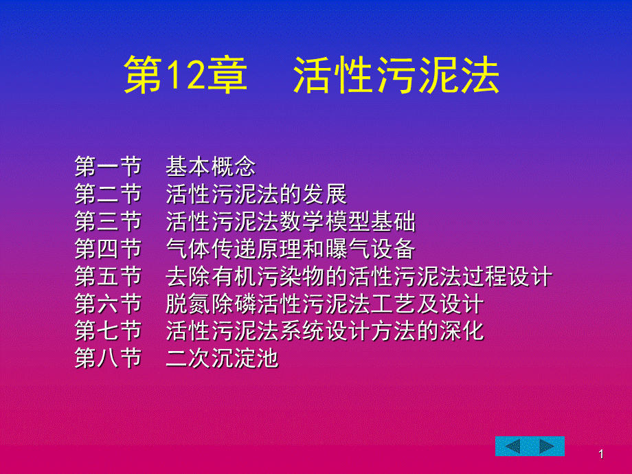 第12章污水处理厂活性污泥法PPT文档格式.ppt_第1页