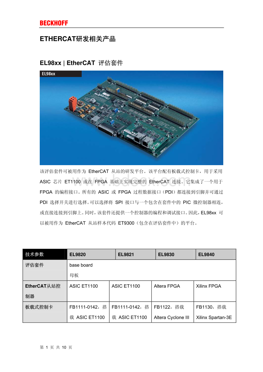 EtherCAT研发工具产品概览.pdf_第1页