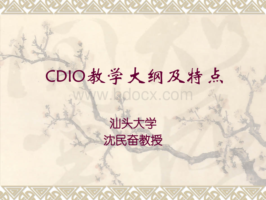 CDIO教学大纲及特点PPT文档格式.ppt_第1页