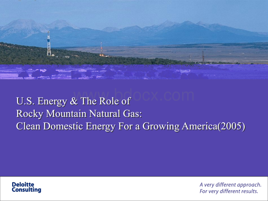 德勤2005年给AIPC做的落基山脉能源项目评估分析案.ppt