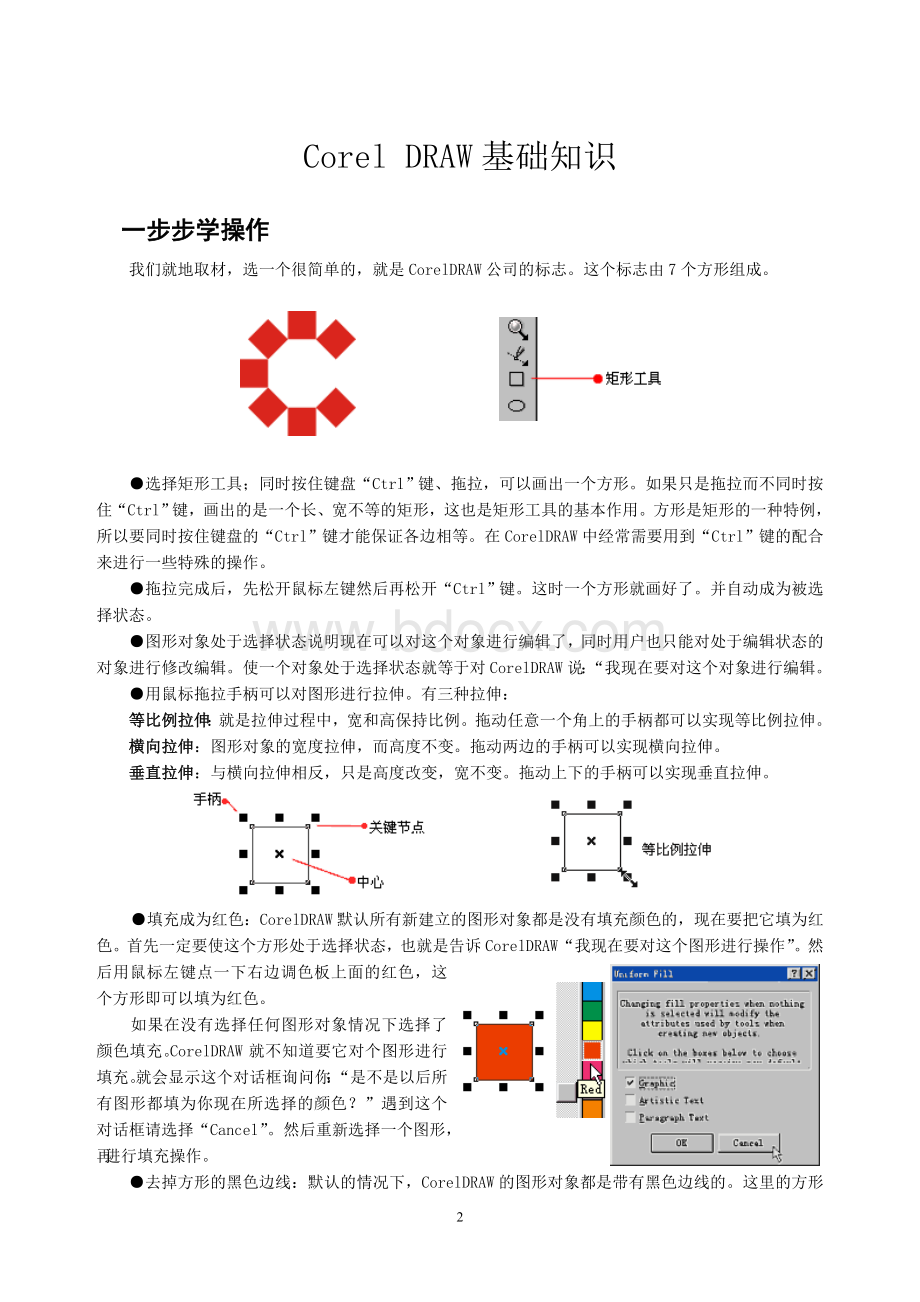 CorelDraw软件基础操作学习实例.doc_第2页