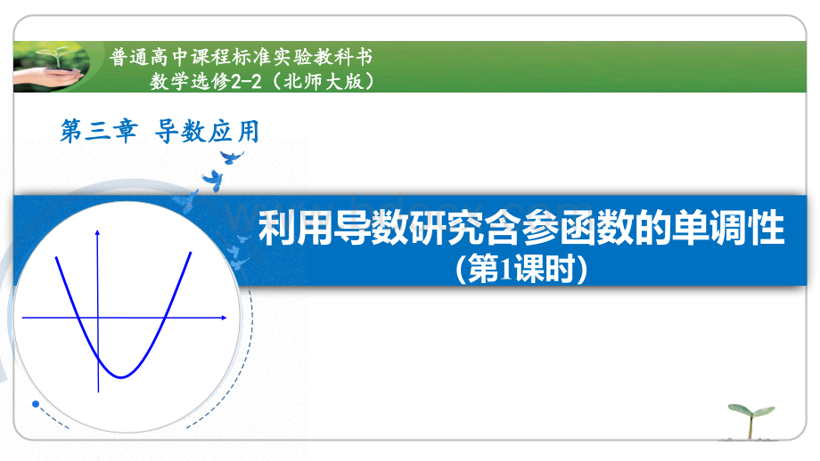 利用导数研究含参函数的单调性【公开课教学PPT课件】.pptx