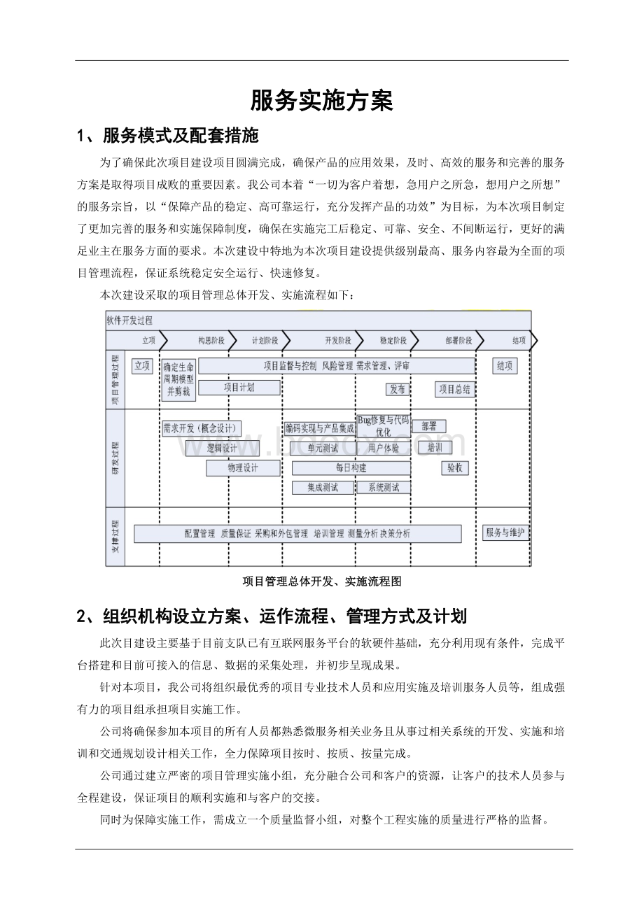 服务实施方案.doc