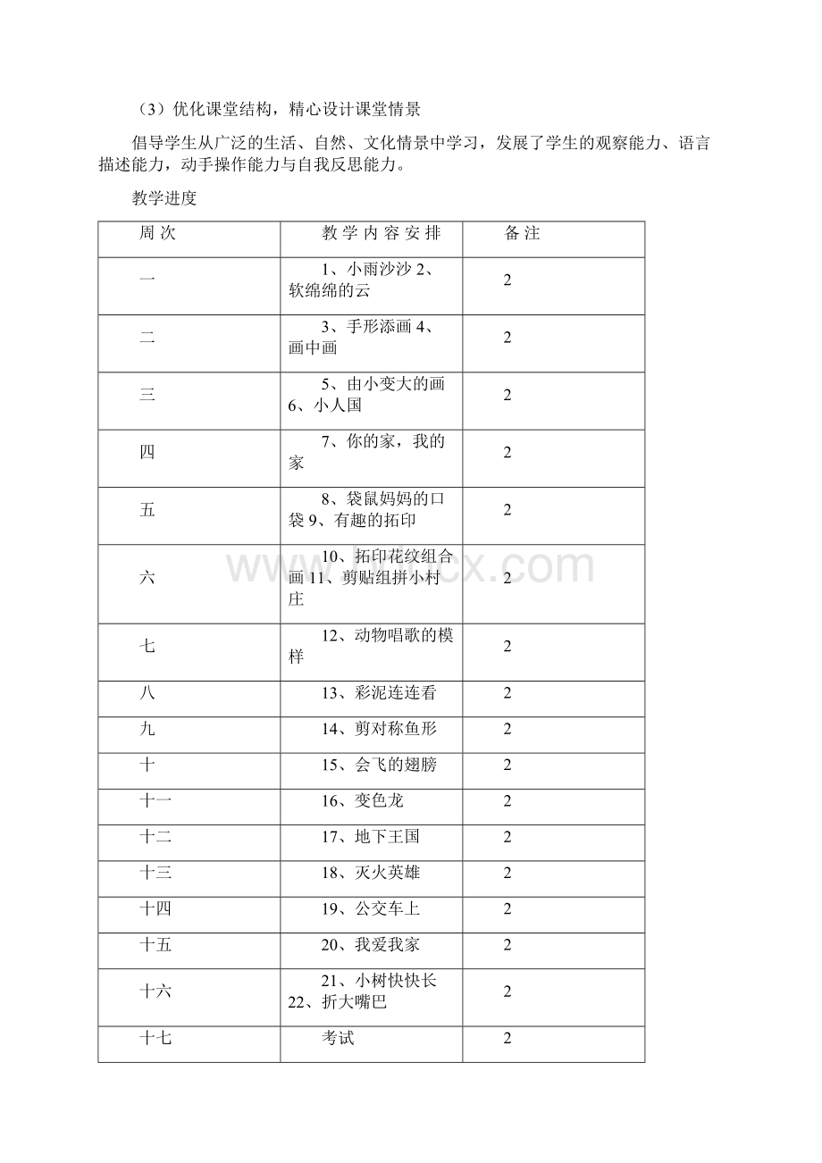 湖南美术出版社年小学一年级美术下册教案 2.docx_第2页