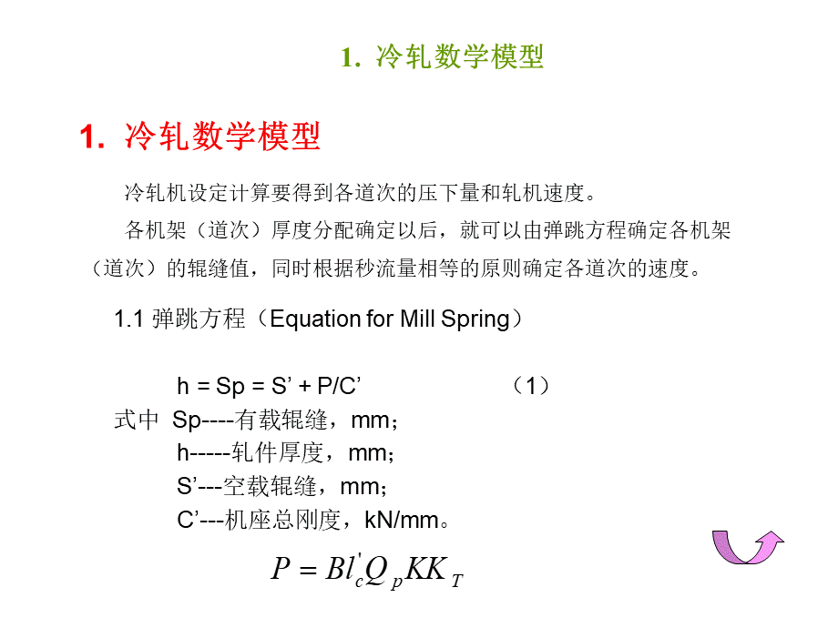 冷轧机数学模型及自学习PPT文档格式.ppt_第3页