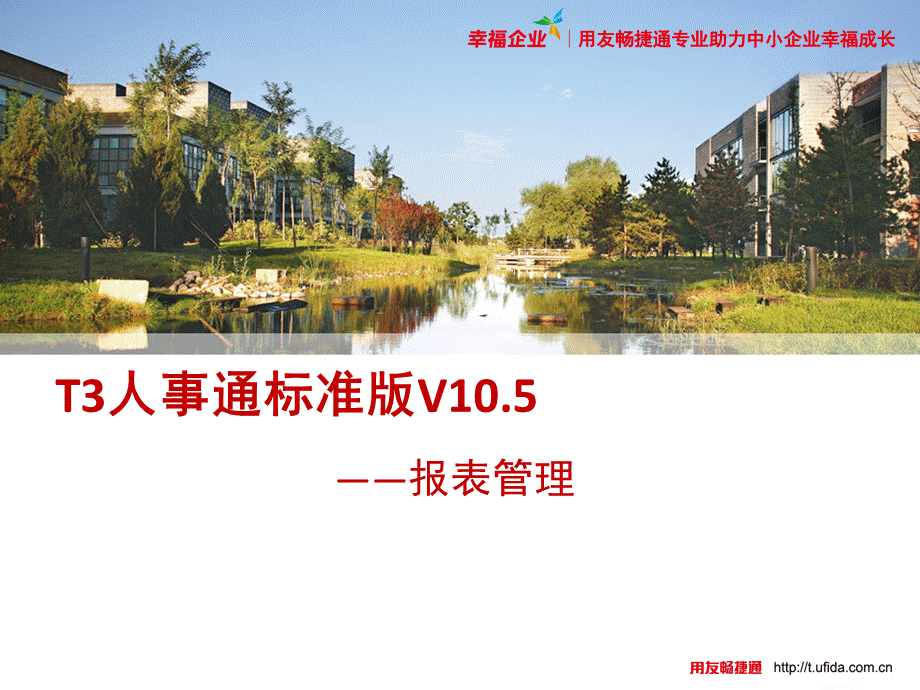 T3人事通标准版V报表管理PPT资料.ppt