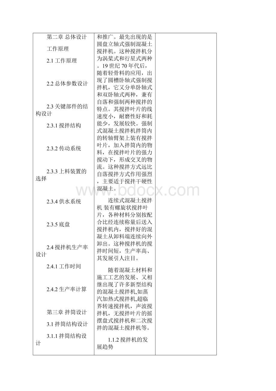 JZC350搅拌机总体及搅拌装置结构毕业设计Word下载.docx_第2页