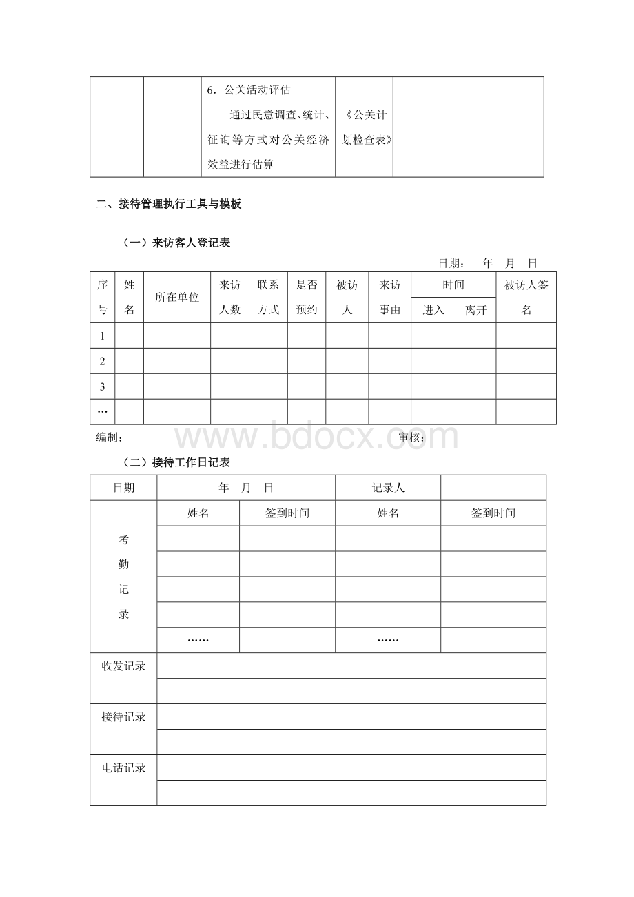 接待与宴请管理细化执行与模板Word格式.doc_第2页