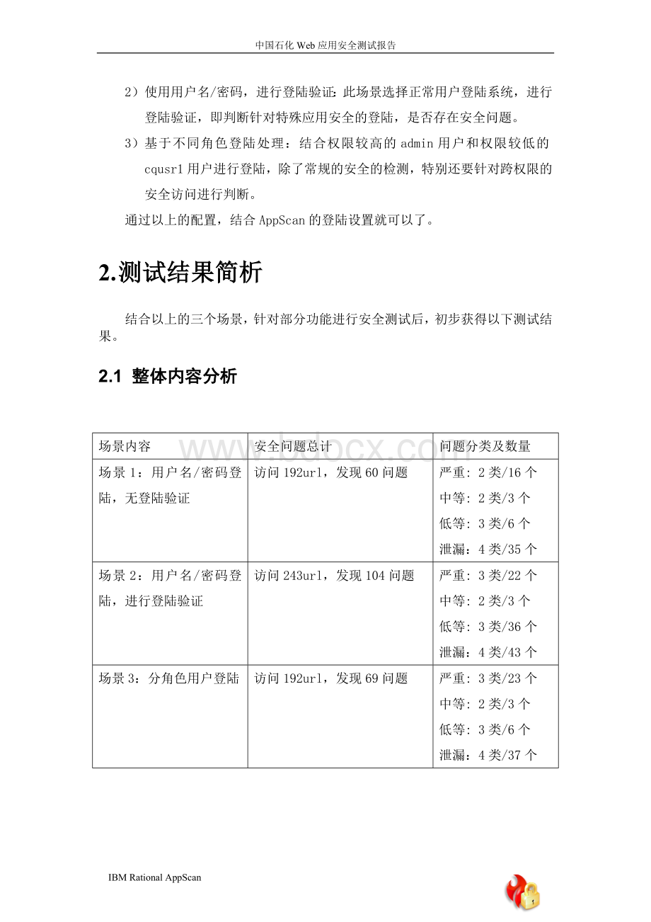 中国石化AppScan安全测试报告Word下载.doc_第3页