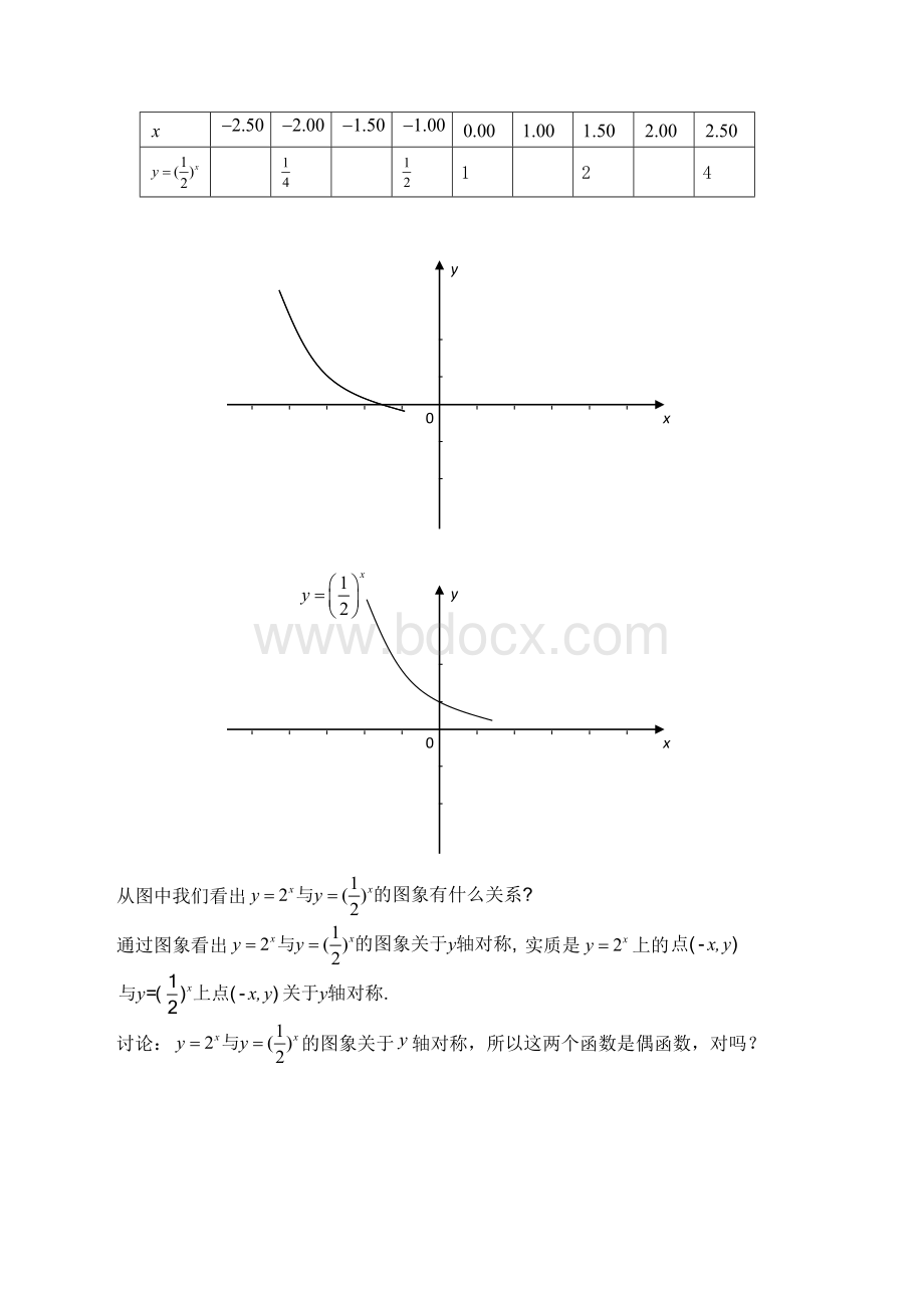 指数函数及其性质-优秀教案.doc_第3页