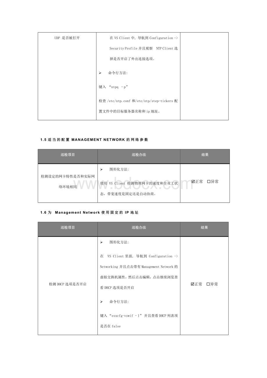 vmvare虚拟化平台巡检细则和方法Word文档下载推荐.docx_第3页