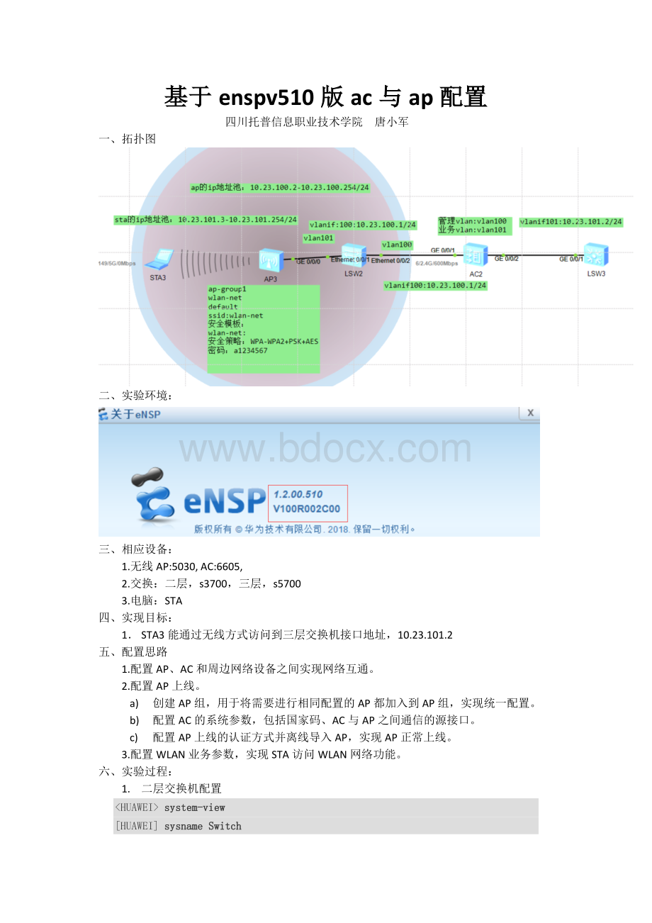 基于enspv5ac与ap配置txj.docx_第1页