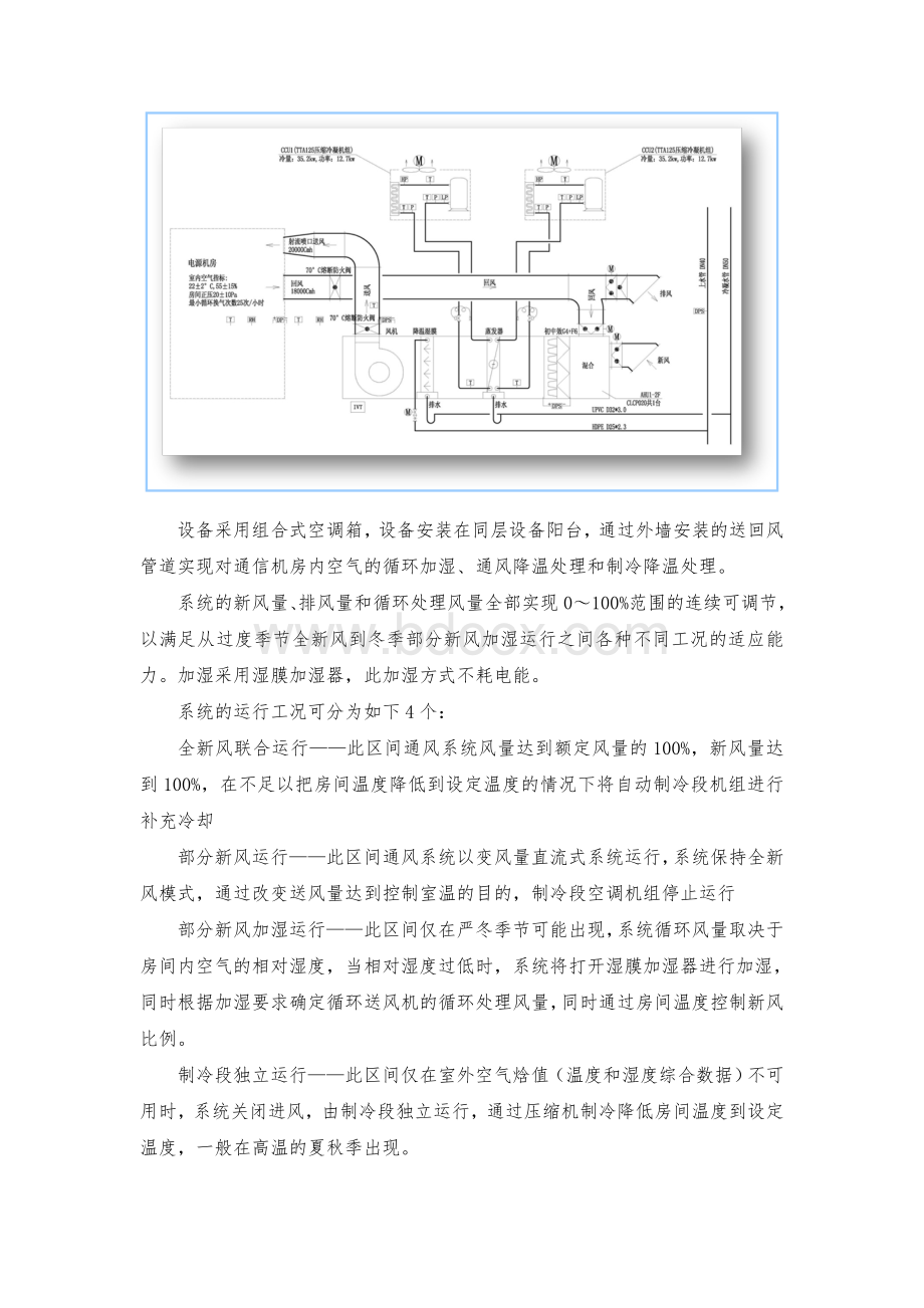 创新提案通信机房采用组合式恒温恒湿通风空调系统简版.doc_第2页