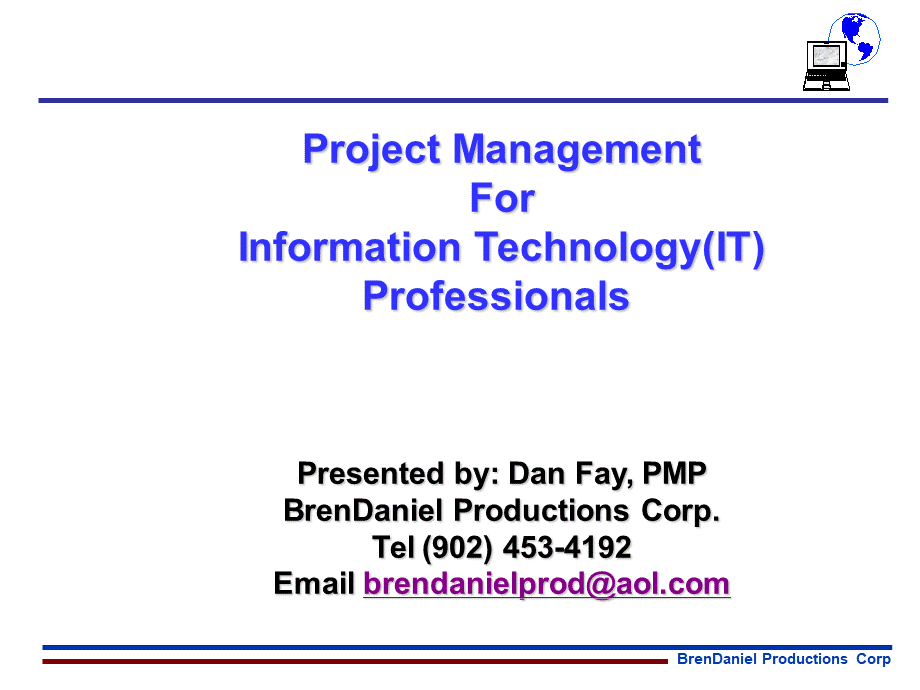 IT行业的项目管理英文PPT推荐.ppt_第1页